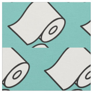 Drôle de papier hygiénique roulé motif de tissu