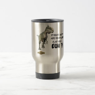 drôle de tasse de voyage "HAPPY DINOSAUR"