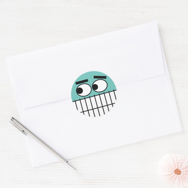 Drôle dentiste autocollant de dessin pour pratique (Enveloppe)