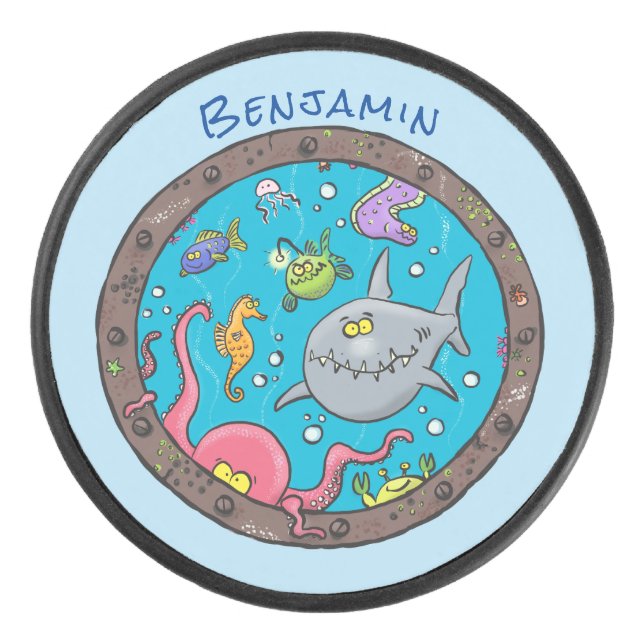 Drôle des créatures marines sous l'eau dessin anim (Devant)