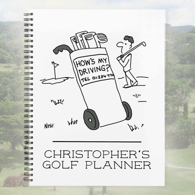 Drôle dessin animé de golfeur. (Créateur téléchargé)