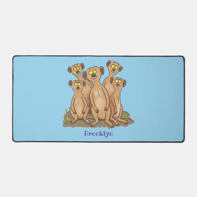 Drôle dessin de la famille meerkat (Recto)