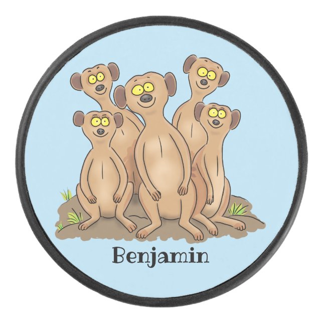 Drôle dessin de la famille meerkat (Devant)