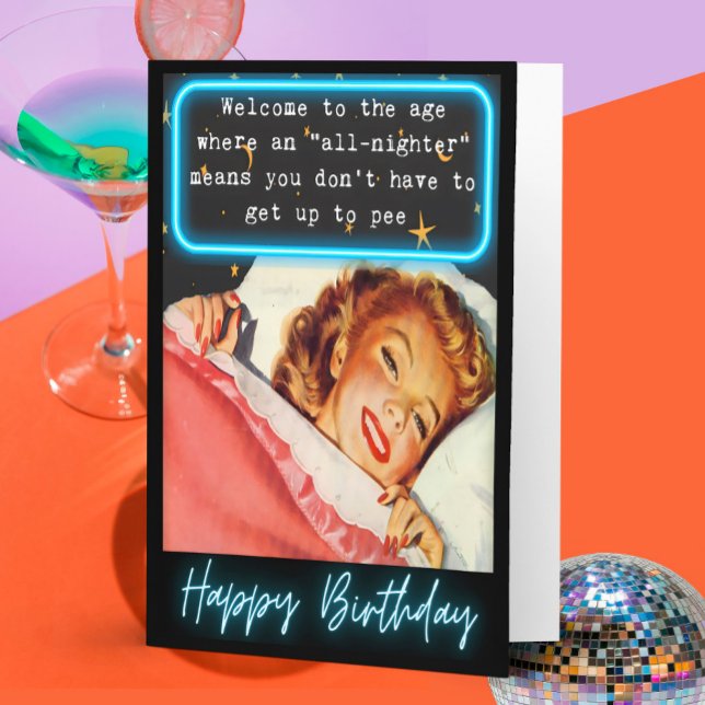 Drôle Dire Carte d'Anniversaire Femme Meilleur Ami (Créateur téléchargé)