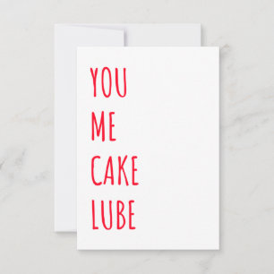 Drôle Dirty Naughty Carte d'anniversaire