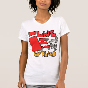 Drôle Dit sur Chèvre Dames T-shirt Scoop Décontrac