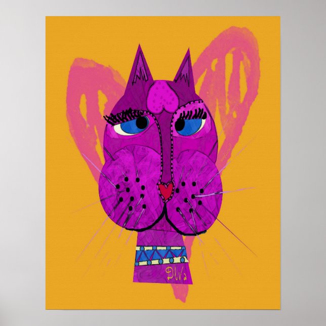 Drôle Diva Kitty Poster (Devant)