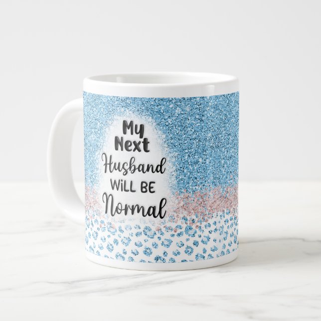 Drôle Divorce Café Mug pour elle, Prochain Mari (Devant gauche)
