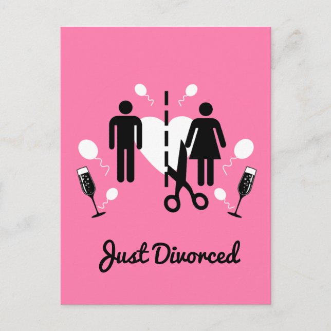 Drôle Divorce Invitations (Devant)