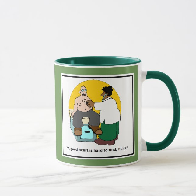 Drôle Doctor Mug - Heart Comic (Droite)