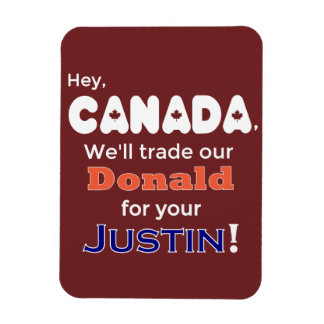 Drôle Donald de commerce pour Justin Magnet