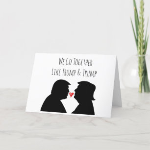Drôle Donald Trump Carte de la Saint-Valentin