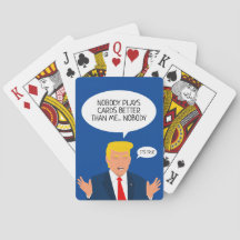 Drôle Donald Trump jeu de cartes