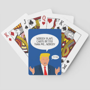 Drôle Donald Trump jeu de cartes