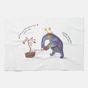 Drôle éléphant Serviettes de cuisine
