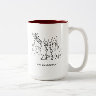 Drôle "Enfer D'Un Avocat" Mug