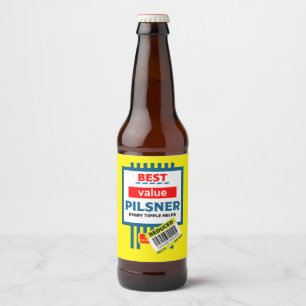 Drôle Étiquettes de la bière de Noël