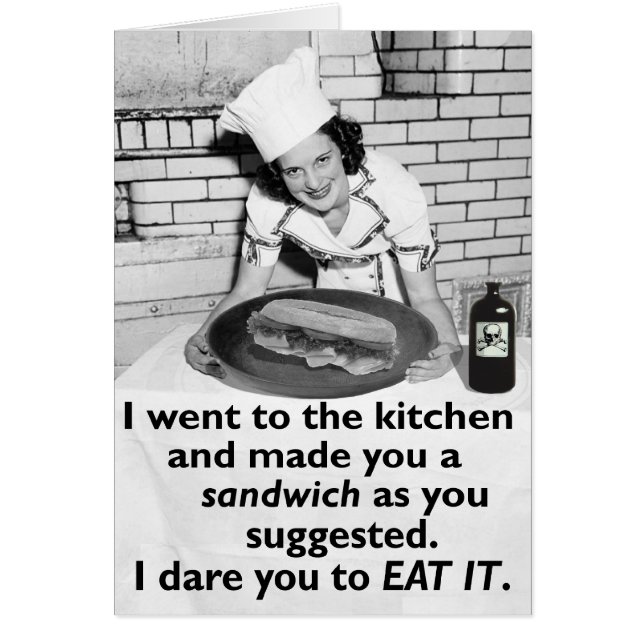 Drôle Feminist me faire un sandwich (Devant)