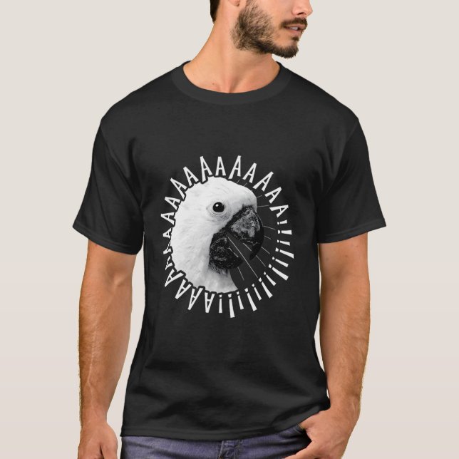 Drôle fou hurler Cockatoo Sweat - shirt à capuche  (Devant)