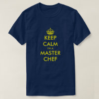 Drôle garder calme t-shirt cuisine pour chef princ
