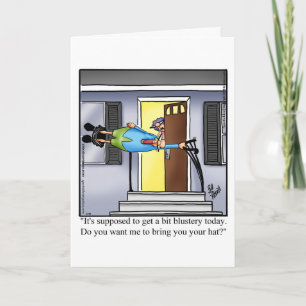 Drôle Garder en contact Carte de voeux Humour