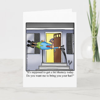 Drôle Garder en contact Carte de voeux Humour
