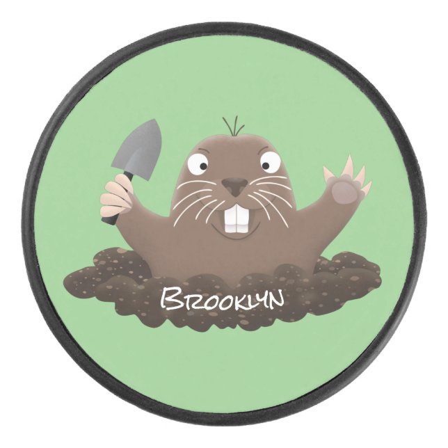 Drôle gopher de poche creusant dessin dessin de de (Devant)