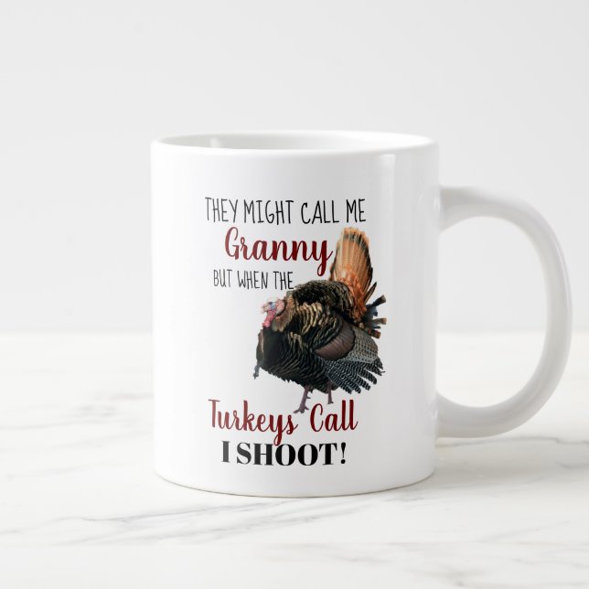 Drôle Grand-mère sauvage Turquie chasse la Mug (Droite)
