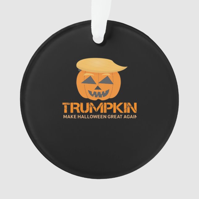 Drôle Halloween Trumpkin - Rendre Halloween grand  (devant)