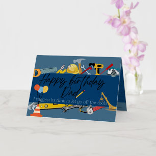 Drôle handyman Joyeux anniversaire papa carte de v