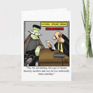 Drôle Happy Halloween Carte de voeux