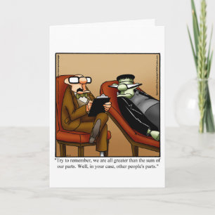 Drôle Happy Halloween Carte de voeux