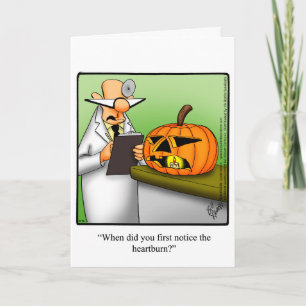 Drôle Happy Halloween Carte de voeux