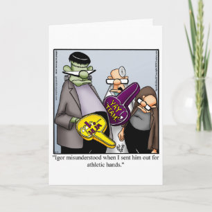 Drôle Happy Halloween Carte de voeux