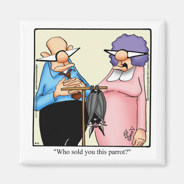 Drôle Humour animal de compagnie Magnets (Devant)