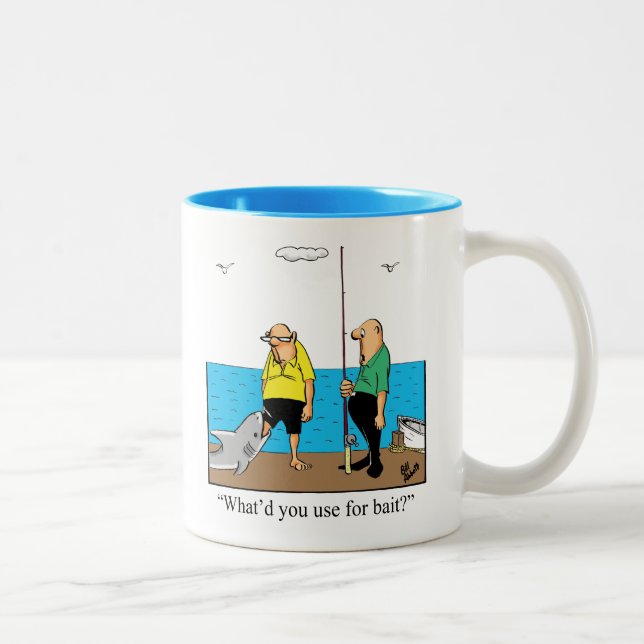 Drôle Humour de pêche cadeau Mug (Droit)