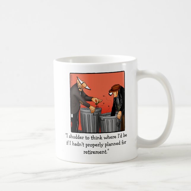 Drôle Humour de retraite Mug cadeau (Droite)