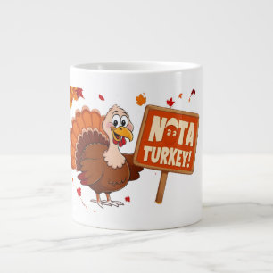 Drôle Humour Mignonne Thanksgiving Turkey Mug