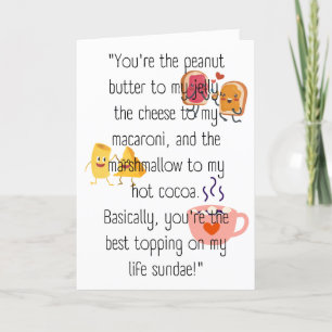Drôle Humour Valentine's Day Citation Carte de vac