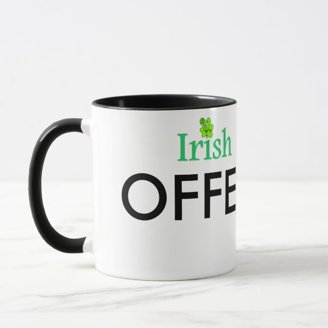 Drôle Irish Coffee Gag Cadeau Fab Mug (Gauche)