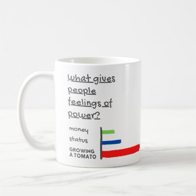 Drôle jardiniers Grossissant Tomatos Mème Mug Pers (Gauche)