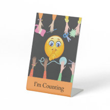 Drôle je compte signe pour Crochet ou Tricot