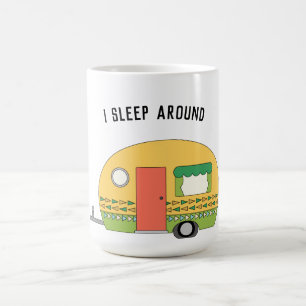 Drôle, Je Dors Autour De RV Latte Mug