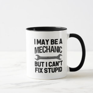 Drôle je peux être une tasse de café de mécani