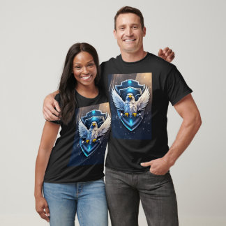 Drôle Je Souriais Grumpy Eagle Photo T-Shirt