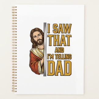 Drôle Jésus J'ai Vu Ça et Je Le Dis à Papa Design_
