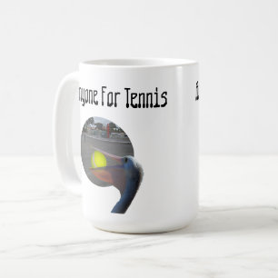 Drôle joueur de tennis Pelican, Mug de café