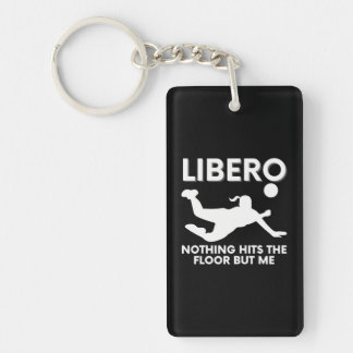 Drôle joueur de volley-ball Libero