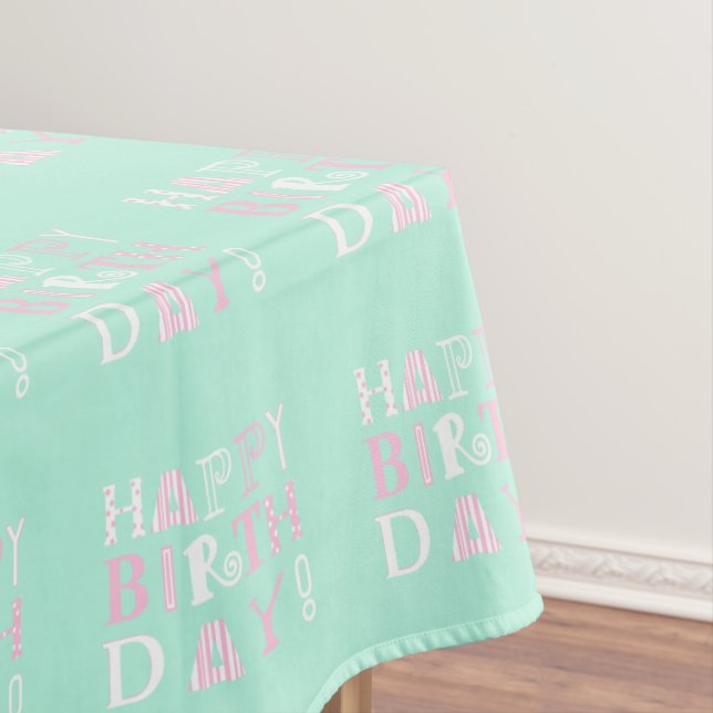Drôle joyeux anniversaire nappe de pique-nique (In Situ)