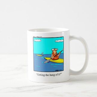 Drôle Kayak Cartoon Mug